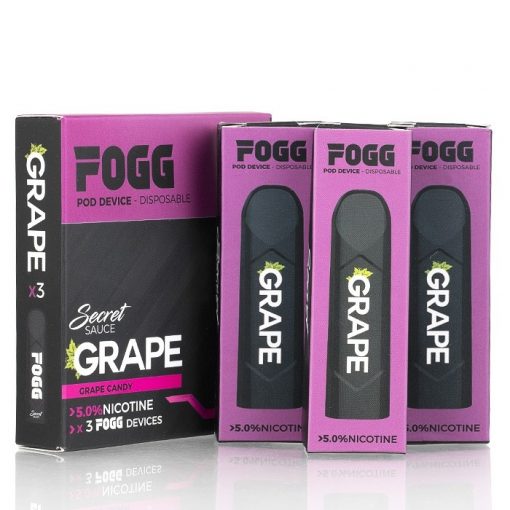 FOGG POD DEVICE DISPOSABLE SECRET SAUCE GRAPE