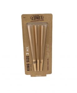 CONES NATURAL PAPER KING SIZE PACK 3 PCS