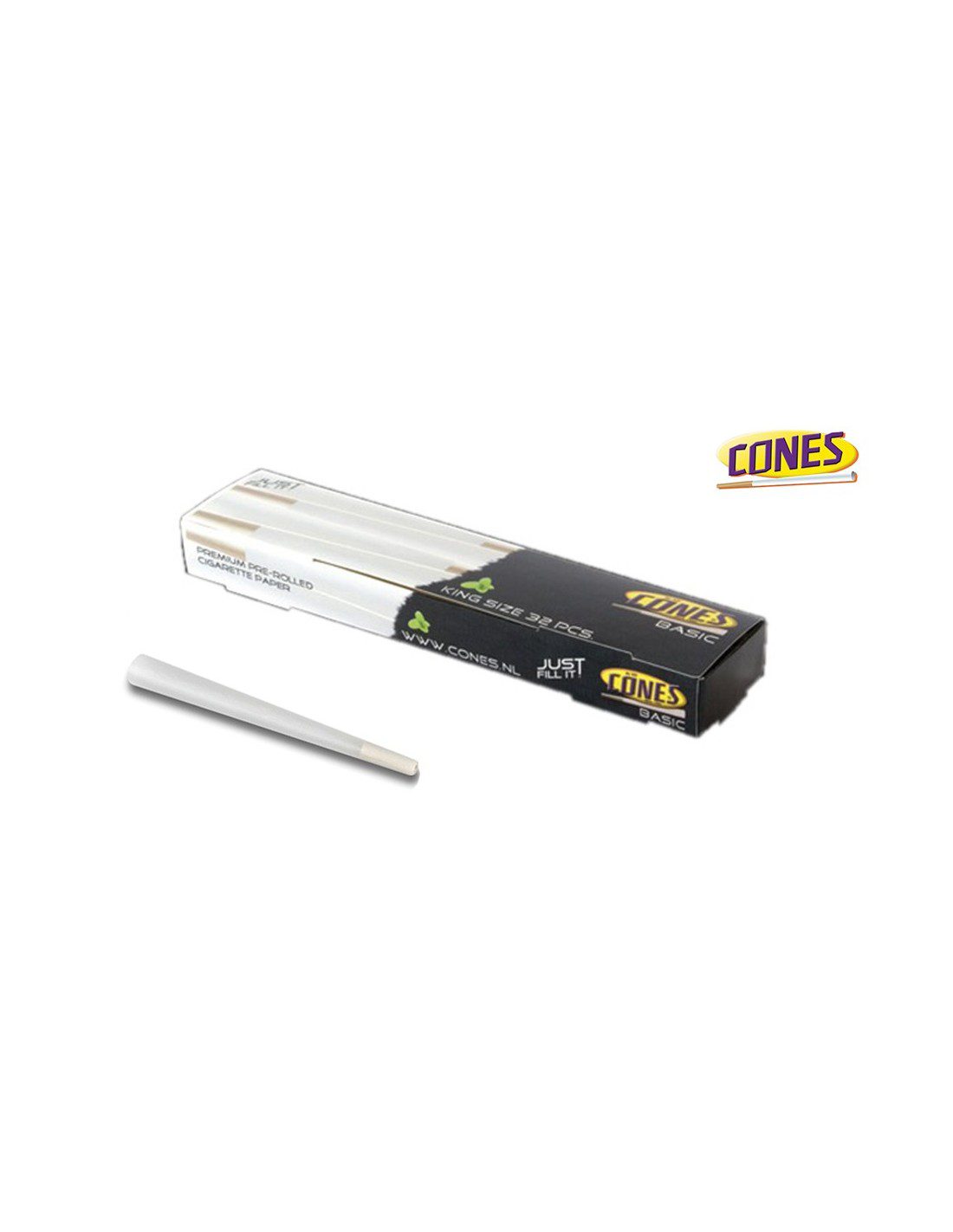 CONES BASIC KING SIZE 12 PCS