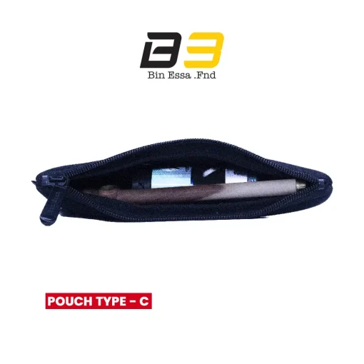 Buy bin essa black pouch top zip in kuwait online selling - 01