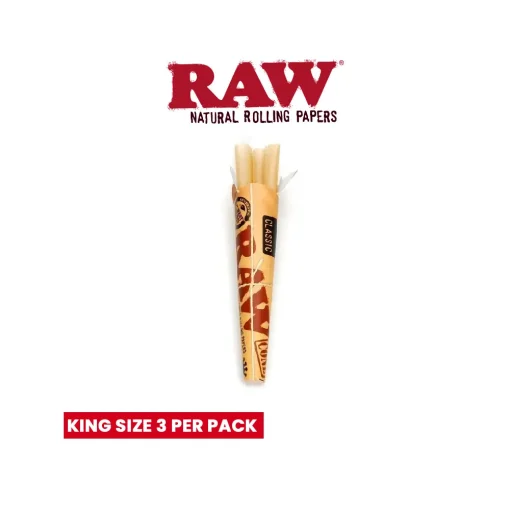 RAW CONE CLASSIC 3 CONES PER PACK (KING SIZE) - Image 2