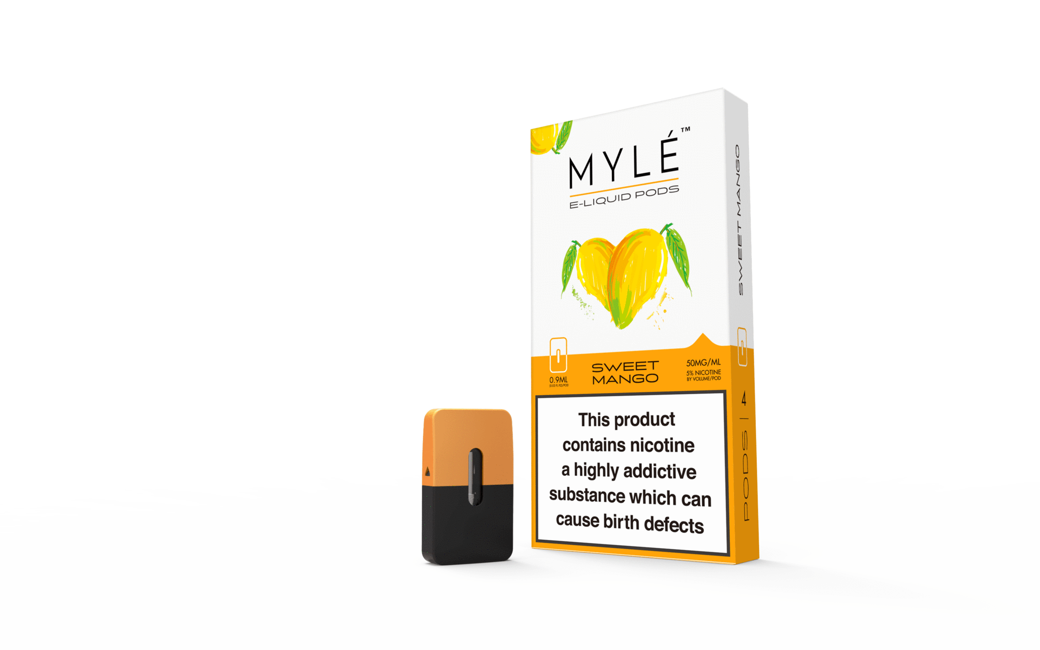 Myle Sweet Mango Replacement Pods | UK Vape Shop | RedJuice