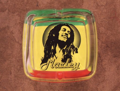BOB MARLEY GLASS ASHTRAY - Image 2