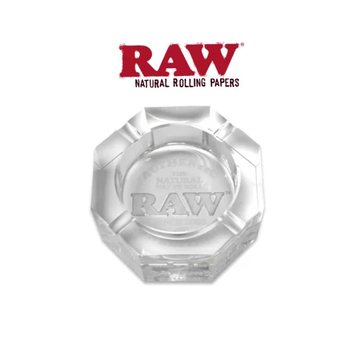 RAW LEAD-FREE CRYSTAL GLASS ASHTRAY - Bin Essa