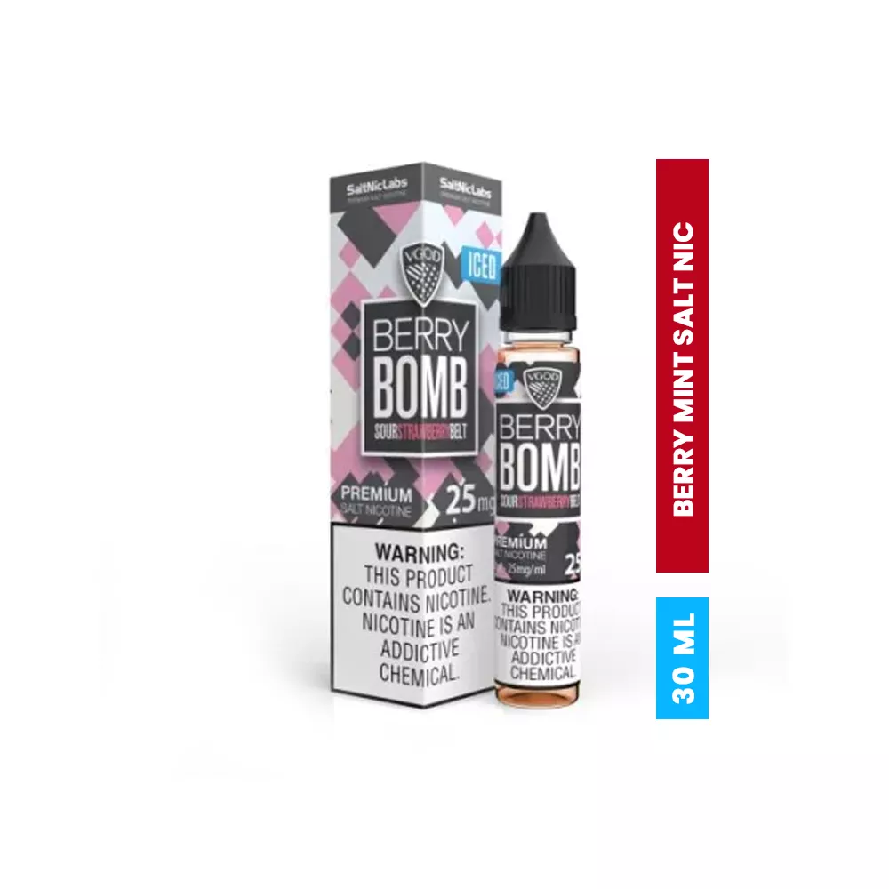V GOD BERRY BOMB MINT SALT NIC