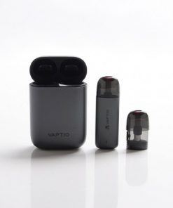 authentic vaptio airgo 11w 700mah mod pod system vape starter kit gray pc aluminum alloy pctg 10ohm 15ml BIN ESSA KUWAIT : مؤسسة بن عيسى