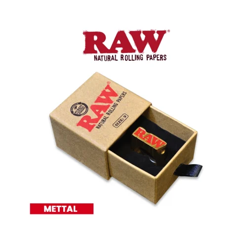Buy online gold mettal color raw smoke ring in kuwait