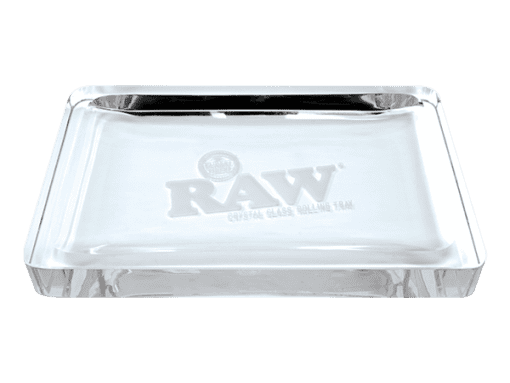 RAW CRYSTAL GLASS ROLLING TRAY - Image 2