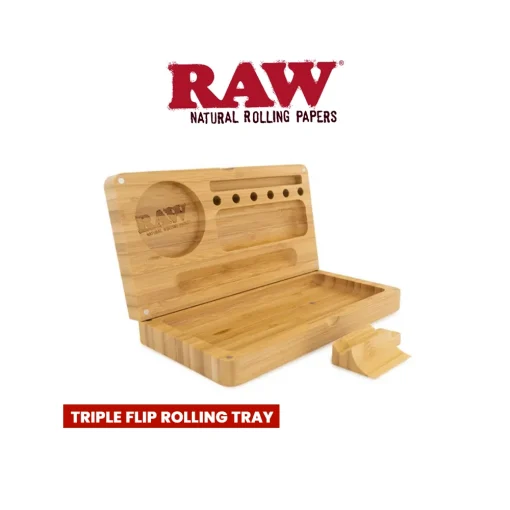 RAW BAMBOO FLIP TRAY