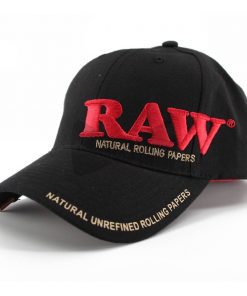 RAW BASEBALL CAP POKER-BLACK