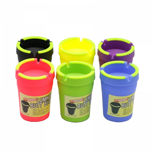 LUMINOUS BUTT BUCKET EXTINGUISHING ASHTRAY