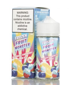 blueberry raspberry lemon ice frozen fruit monster liquid 100ml box and bottle BIN ESSA KUWAIT : مؤسسة بن عيسى