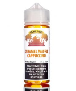 THE PIER E-JUICE CARAMEL WAFFLE CAPPUCCINO