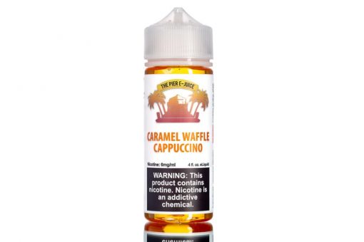 THE PIER E-JUICE CARAMEL WAFFLE CAPPUCCINO