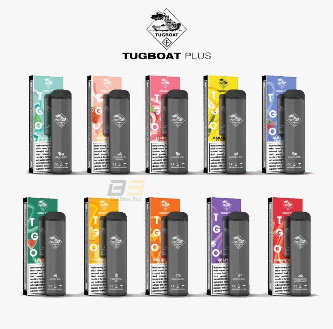 TUGBOAT PLUS DISPOSABLE POD KIT 800 PUFFS