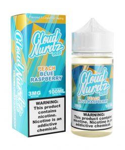CLOUD NURDZ ICED PEACH BLUE RASPBERRY