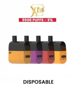 Buy online xtra 5500puffs 5% vape disposable device in kuwait at b3q8 binessa