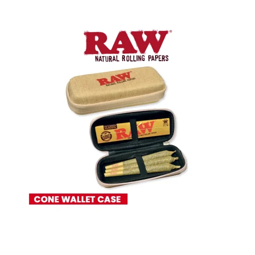 RAW PRE-ROLLED CONE WALLET CASE