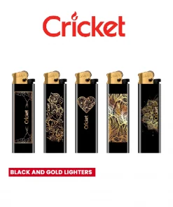 buy Cricket is the first disposable BLACK AND GOLD lighter in the world in kuwait