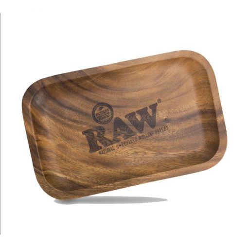 RAW WOOD ROLLING TRAY - SMALL - Image 2