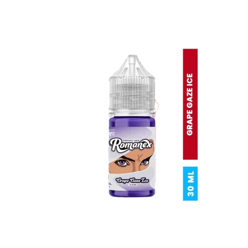 GRAPE GAZE ICE BY ROMANEX – SALT NIC