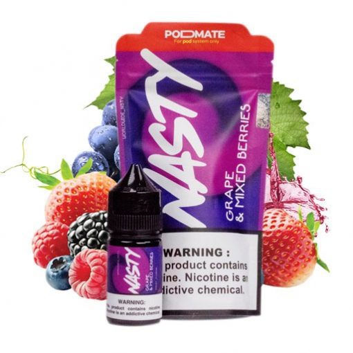 NASTY PODMATE SALT GRAPE & MIXED BERRIES - Image 2