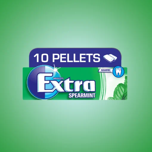 WRIGLEY'S EXTRA SPEARMINT GUM 10 PCS - Image 2