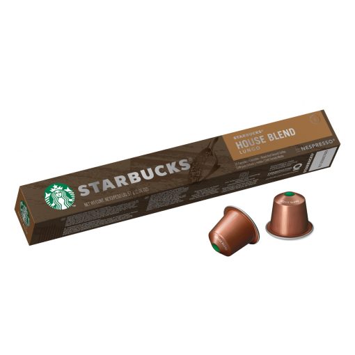 Starbucks House Blend Lungo by Nespresso Medium Roast Coffee Capsules 10pcs - Image 2