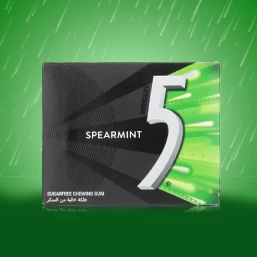 Wrigley's 5 electro spearmint chewing gum 31.2g - Image 2