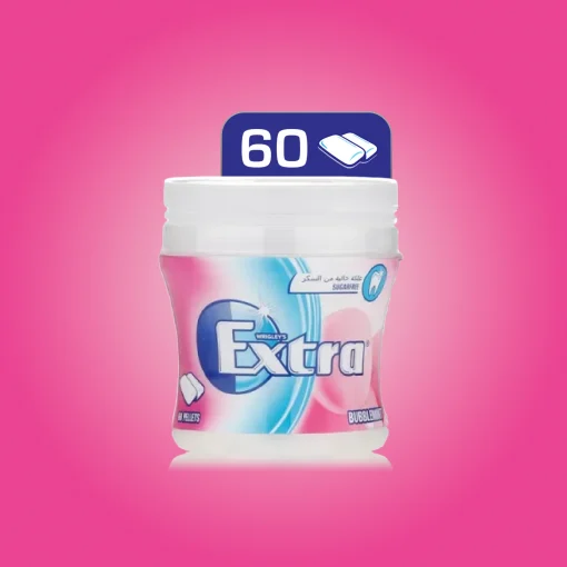 WRIGLEY'S EXTRA BUBBLEMINT GUM 60 PCS - Image 2