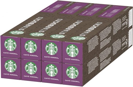 Starbucks Caffe Verona Ristretto by Nespresso Dark Roast Coffee Capsules 10pcs - Image 3