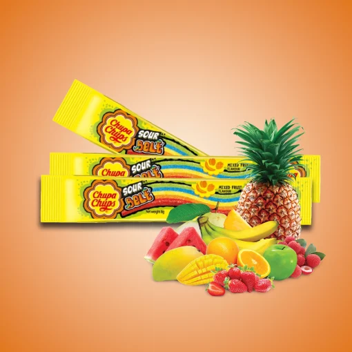 CHUPA CHUPS SOUR BELT MIXED FRUIT - Image 2