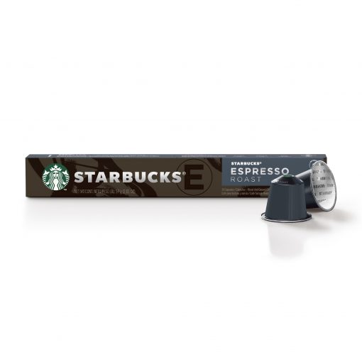 Starbucks  Espresso Roast by Nespresso Dark Roast Coffee Capsules 10pcs
