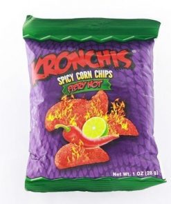 KRONCHIS SPICY CORN CHIPS FIERY HOT