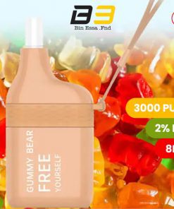 FREETON 3000 PUFFS 2% - GYMMY BEAR