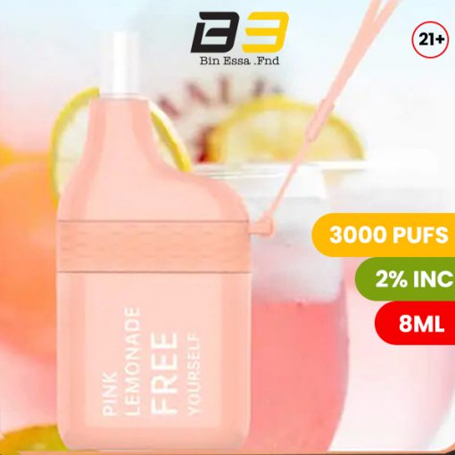 FREETON 3000 PUFFS 2 % - PINK LEMONADE