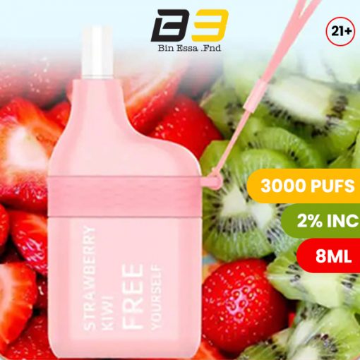 FREETON 3000 PUFFS 2% - STRAWBERRY KIWI