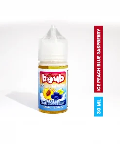 BOMB ICE PEACH BLUE RASPBERRY SALTNIC