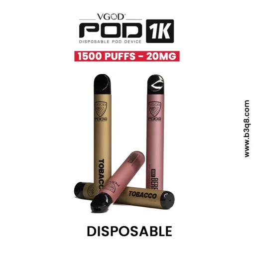 Buy online vgod pod 1k 2% vape disposable device in kuwait at b3q8 binessa