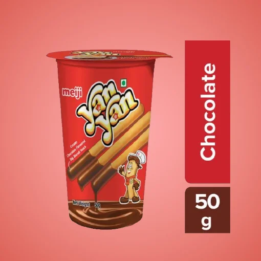 Meiji Yan Yan Chocolate Flavour 50g - Image 2
