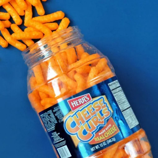 Herrs Real Cheese Curls 340g - Image 3