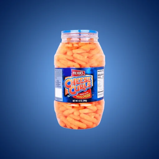 Herrs Real Cheese Curls 340g - Image 2