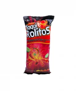 Taqui Rolitos Hot Chilli Pepper & Lime Tortilla Chips 113 g
