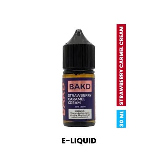 STRAWBERRY CARMEL CREAM By BAKD SALT NIC