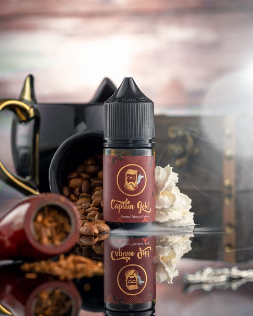 CAPTAIN GOLD CREAMY TOBACCO COFFEE SALT NIC - Image 2
