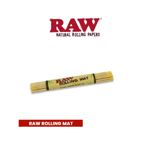 RAW NATURAL BAMBOO ROLLING MAT