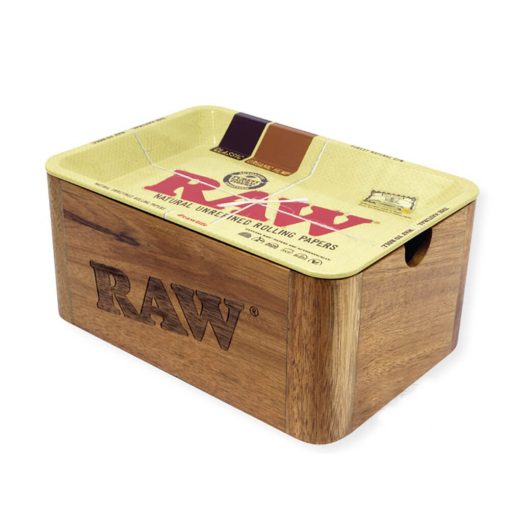 RAW MINI WOODEN CACHE BOX WITH TRAY - Image 2