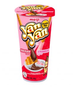 Meiji Yan Yan Chocolate & Strawberry (Double Dips)