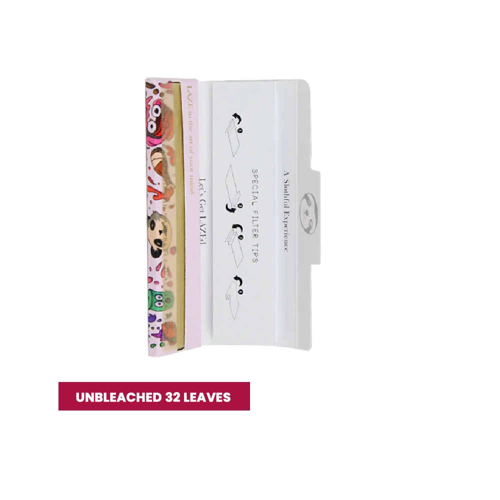 LAZE KING SIZE ROLLING PAPERS UNBLEACHED - Image 2