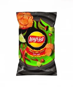 LAYS FLAMIN HOT LIME POTATO CHIPS 48g